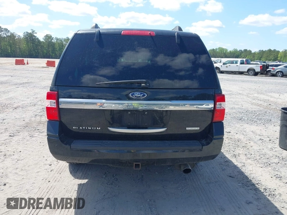2015 Ford Expedition Platinum with VIN 1FMJU1MT1FEF12442, listed as a IAAI auction lot 42144296 with 150,759 mi miles and . Bid and sale history available at DreamBid. Image 16.