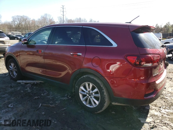 2020 Kia Sorento LX with VIN 5XYPG4A55LG615430, listed as a Copart auction lot 84684434 with 89,096 mi miles and Salvage Title. Bid and sale history available at DreamBid. Image 2.