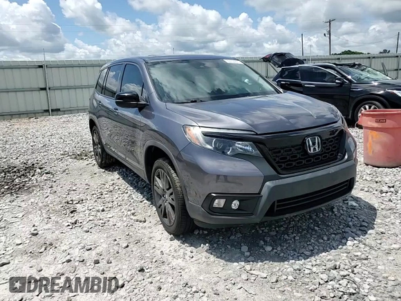 2021 Honda Passport EX-L with VIN 5FNYF8H54MB002017, listed as a Copart auction lot 59850975 with 54,275 mi miles and Salvage title. Bid and sale history available at DreamBid. Image 13.