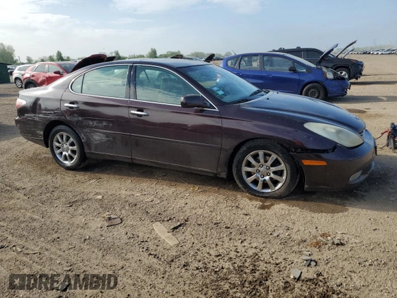 2002 Lexus ES 300 z VIN JTHBF30G620069802, wystawiony jako Copart lot #56731245 z przebiegiem 245 280 mil mil oraz Szkoda całkowita • Salvage title. Historia ofert i sprzedaży dostępna na DreamBid. Obrazek 4.