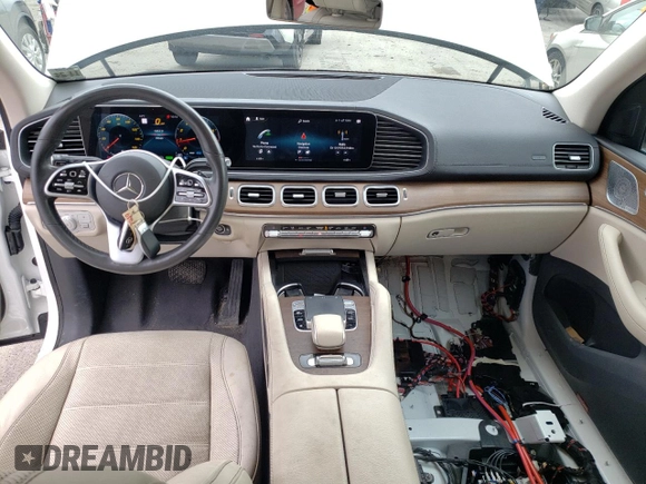2020 Mercedes-Benz GLS with VIN 4JGFF5KE0LA132488, listed as a Copart auction lot 44038603 with 39,666 mi miles. Bid and sale history available at carsss.com. Image 8.