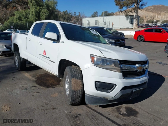 2020 Chevrolet Colorado 4WD Work Truck with VIN 1GCGTBEN9L1145963, listed as a IAAI auction lot 41196954 with 134,526 mi miles. Bid and sale history available at carsss.com. Image 1.