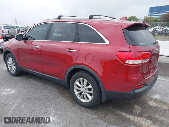 2016 Kia Sorento LX with VIN 5XYPG4A33GG100267, listed as a IAAI auction lot 42098220 with 42,661 mi miles. Bid and sale history available at carsss.com. Image 3.