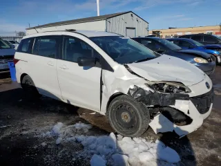 2013 Mazda 5 Touring with VIN JM1CW2CL6D0155560, listed as a Copart auction lot 44722385 with 307,482 mi miles and Salvage Title. Bid and sale history available at carsss.com. Image 4.