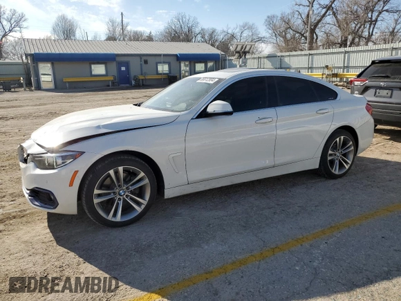 2018 BMW 4 Series 430i xDrive with VIN WBA4J3C57JBG96451, listed as a Copart auction lot 86612554 with 70,537 mi miles and Salvage Title. Bid and sale history available at carsss.com. Image 1.