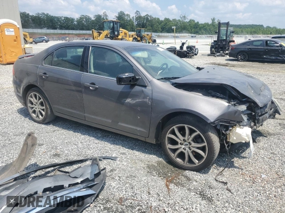 2012 Ford Fusion SE with VIN 3FAHP0HA3CR325473, listed as a Copart auction lot 59216805 with Not provided miles and Salvage title. Bid and sale history available at DreamBid. Image 4.