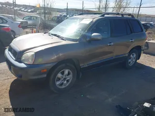 2006 Hyundai Santa Fe GLS with VIN KM8SC13E66U048905, listed as a IAAI auction lot 42053514 with 217,658 mi miles. Bid and sale history available at carsss.com. Image 2.