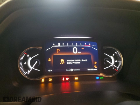 2024 Honda Passport EX-L z VIN 5FNYF8H59RB023744, wystawiony jako Copart lot #83626984 z przebiegiem 4680 mil mil oraz Szkoda całkowita • Salvage title. Historia ofert i sprzedaży dostępna na DreamBid. Obrazek 9.