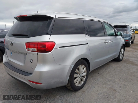2016 Kia Sedona EX with VIN KNDMC5C13G6100420, listed as a IAAI auction lot 41785604 with 142,677 mi miles. Bid and sale history available at carsss.com. Image 4.