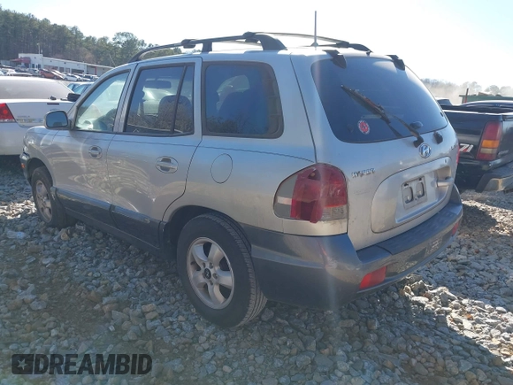 2005 Hyundai Santa Fe GLS with VIN KM8SC13D15U989331, listed as a IAAI auction lot 41653296 with 1 mi miles. Bid and sale history available at carsss.com. Image 3.