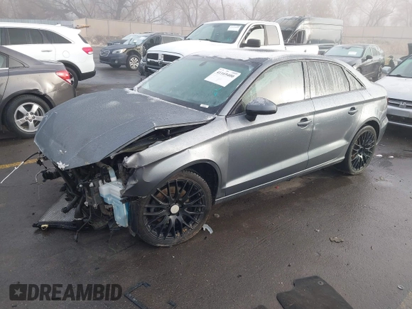 2016 Audi A3 Premium z VIN WAUB8GFF2G1047652, wystawiony jako IAAI lot #41169400 z przebiegiem 91 454 mil mil oraz . Historia ofert i sprzedaży dostępna na DreamBid. Obrazek 2.