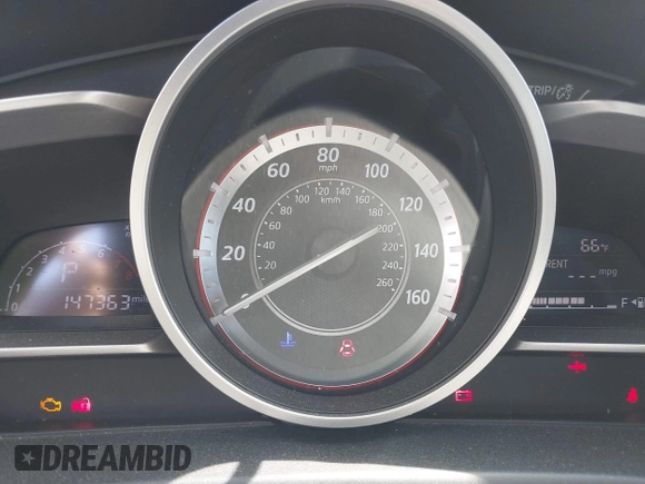 2014 Mazda 3 i Touring with VIN JM1BM1V72E1149391, listed as a IAAI auction lot 42056873 with 147,363 mi miles and . Bid and sale history available at DreamBid. Image 7.