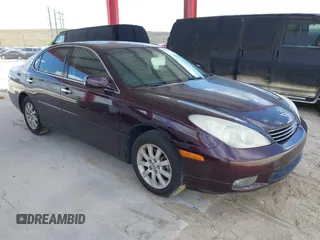 2004 Lexus ES 330 with VIN JTHBA30GX45016279, listed as a IAAI auction lot 41907819 with 154,209 mi miles. Bid and sale history available at carsss.com. Image 1.