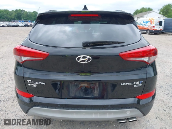 2017 Hyundai Tucson Limited with VIN KM8J3CA20HU534919, listed as a IAAI auction lot 42523205 with 68,549 mi miles and . Bid and sale history available at DreamBid. Image 16.