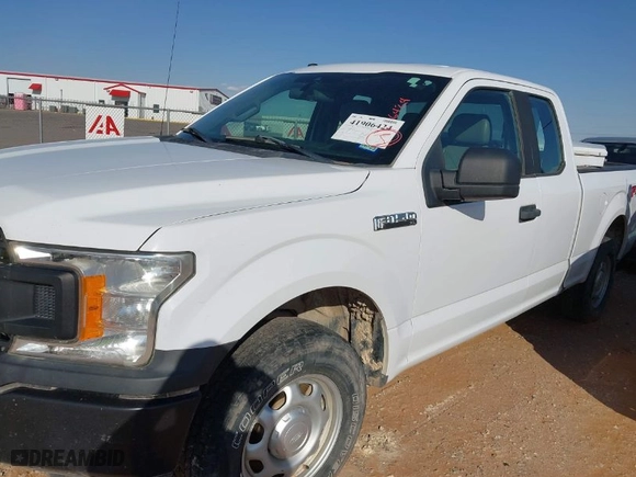 2019 Ford F-150 XL with VIN 1FTFX1E58KKC76319, listed as a IAAI auction lot 41906424 with 1 mi miles. Bid and sale history available at carsss.com. Image 6.