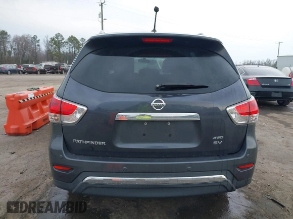 2014 Nissan Pathfinder S with VIN 5N1AR2MM6EC671936, listed as a IAAI auction lot 41680439 with 144,259 mi miles and . Bid and sale history available at DreamBid. Image 16.