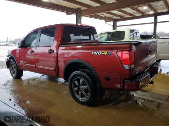 2015 Nissan Titan SV with VIN 1N6AA0EC4FN502992, listed as a Copart auction lot 44897015 with 146,497 mi miles and Salvage title. Bid and sale history available at DreamBid. Image 2.