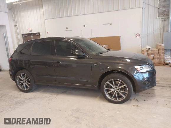 2017 Audi SQ5 Premium Plus with VIN WA1CCAFP5HA041755, listed as a IAAI auction lot 41728825 with 135,512 mi miles. Bid and sale history available at carsss.com. Image 13.
