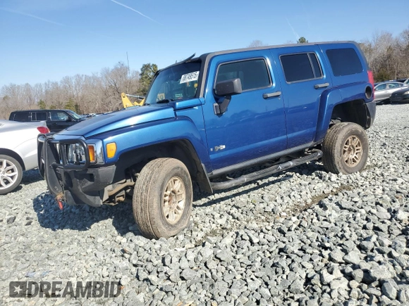 2006 Hummer H3 with VIN 5GTDN136268194509, listed as a Copart auction lot 88749515 with 187,831 mi miles and Salvage Title. Bid and sale history available at DreamBid. Image 1.