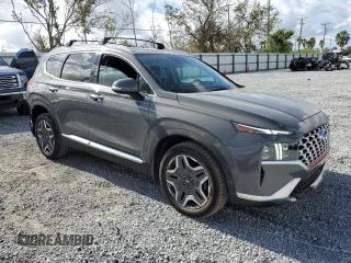 2022 Hyundai Santa Fe Limited with VIN 5NMS44AL6NH403999, listed as a Copart auction lot 85332734 with 19,610 mi miles and Salvage Title. Bid and sale history available at carsss.com. Image 4.