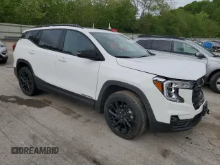2024 GMC Terrain SLT with VIN 3GKALVEG6RL354799, listed as a Copart auction lot 56865005 with 12,837 mi miles and Salvage title. Bid and sale history available at DreamBid. Image 4.