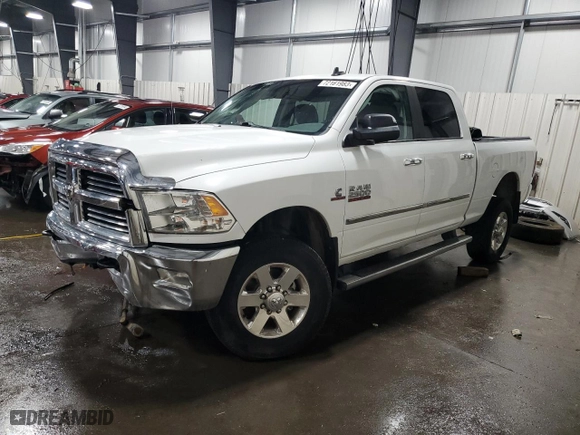 2014 Ram 2500 SLT with VIN 3C6UR5DL0EG196153, listed as a Copart auction lot 72161983 with 142,391 mi miles and Salvage Title. Bid and sale history available at carsss.com. Image 1.