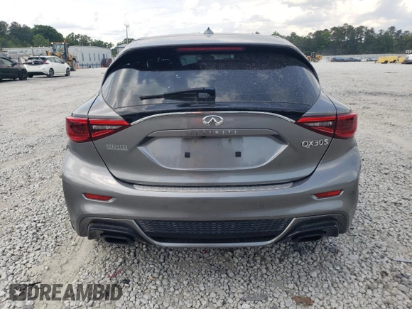 2017 Infiniti QX30 Sport with VIN SJKCH5CP3HA017180, listed as a Copart auction lot 53059114 with 99,433 mi miles. Bid and sale history available at carsss.com. Image 6.