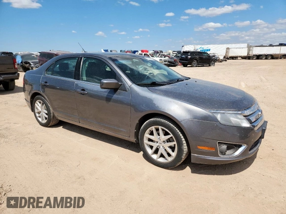 2012 Ford Fusion SEL with VIN 3FAHP0JGXCR422555, listed as a Copart auction lot 61543625 with 105,762 mi miles and Clean title. Bid and sale history available at DreamBid. Image 4.