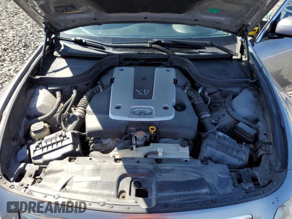 2007 Infiniti G35 Journey with VIN JNKBV61E77M726558, listed as a Copart auction lot 52206864 with 63,670 mi miles and Salvage Title. Bid and sale history available at DreamBid. Image 11.