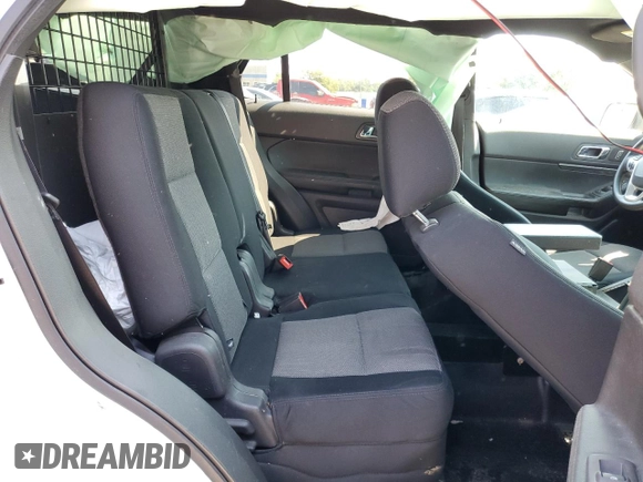 2013 Ford Utility Police Interceptor with VIN 1FM5K8AR0DGA42379, listed as a Copart auction lot 65809484 with 56,955 mi miles and Salvage Title. Bid and sale history available at carsss.com. Image 10.
