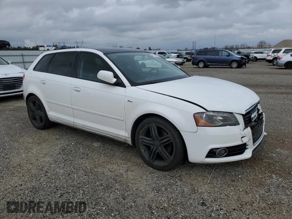2011 Audi A3 Premium Plus with VIN WAUKEAFM6BA010052, listed as a Copart auction lot 47665695 with 150,840 mi miles and Salvage title. Bid and sale history available at DreamBid. Image 4.