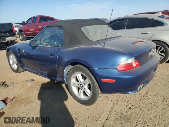 2000 BMW Z3 2.5 z VIN WBACH9342YLM92711, wystawiony jako Copart lot #76013184 z przebiegiem 119 568 mil mil oraz Czysty tytuł • Clean title. Historia ofert i sprzedaży dostępna na DreamBid. Obrazek 2.
