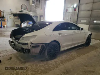 2015 Mercedes-Benz CLS-Class CLS 550 with VIN WDDLJ9BB0FA153239, listed as a Copart auction lot 86365874 with 84,081 mi miles and Salvage Title. Bid and sale history available at carsss.com. Image 3.