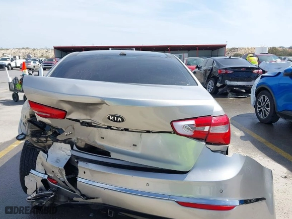 2015 Kia Cadenza Premium with VIN KNALN4D73F5173890, listed as a IAAI auction lot 41829856 with 96,812 mi miles. Bid and sale history available at carsss.com. Image 16.