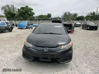 2014 Honda Civic Coupe LX with VIN 2HGFG3B55EH513247, listed as a Copart auction lot 50394735 with 124,853 mi miles and Salvage Title. Bid and sale history available at carsss.com. Image 13.