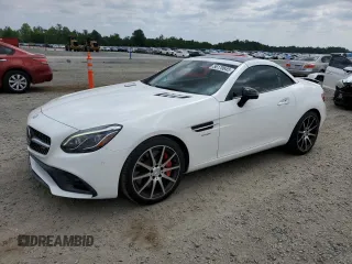 2017 Mercedes-Benz SLC 43 AMG z VIN WDDPK6GA6HF137047, wystawiony jako Copart lot #56179645 z przebiegiem 17 049 mil mil oraz Szkoda całkowita • Salvage title. Historia ofert i sprzedaży dostępna na DreamBid. Obrazek 1.