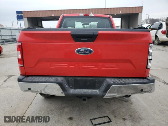 2018 Ford F-150 XL with VIN 1FTMF1EB5JFC94669, listed as a Copart auction lot 82280994 with 16,133 mi miles and Salvage Title. Bid and sale history available at carsss.com. Image 6.