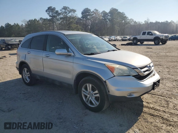2011 Honda CR-V EX-L with VIN 5J6RE4H72BL064389, listed as a Copart auction lot 46989655 with 121,213 mi miles and Salvage Title. Bid and sale history available at carsss.com. Image 4.