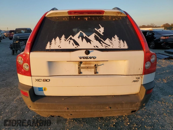 2005 Volvo XC90 with VIN YV1CZ911151166571, listed as a Copart auction lot 42440105 with 0 mi miles and Salvage Title. Bid and sale history available at carsss.com. Image 6.