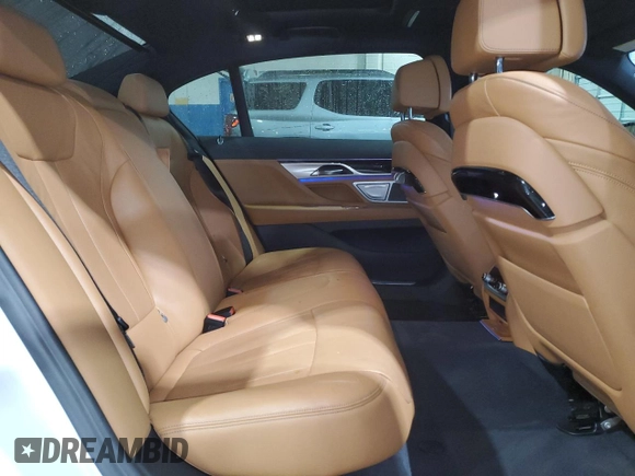 2020 BMW 7 Series 740i with VIN WBA7T2C00LCD61647, listed as a Copart auction lot 48110735 with 72,365 mi miles and Non repairable. Bid and sale history available at DreamBid. Image 10.