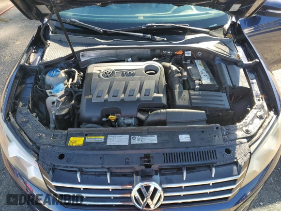 2014 Volkswagen Passat SE z VIN 1VWBN7A36EC053431, wystawiony jako Copart lot #49343735 z przebiegiem 102 845 mil mil oraz Szkoda całkowita • Salvage title. Historia ofert i sprzedaży dostępna na DreamBid. Obrazek 11.