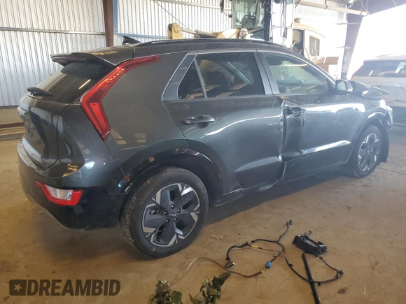 2023 Kia Niro Wind with VIN KNDCR3L17P5029789, listed as a Copart auction lot 49267625 with 56,079 mi miles and Salvage Title. Bid and sale history available at carsss.com. Image 3.