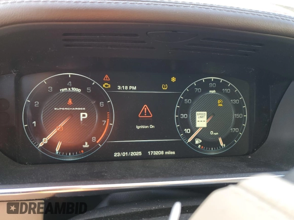 2015 Land Rover Range Rover Supercharged с VIN SALGS3TF5FA213130, выставлен на аукционе Copart как лот 42124545 с пробегом 173 208 миль миль и Чистый • Clean title. История ставок и продаж доступна на DreamBid. Изображение 9.