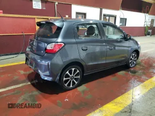 2024 Mitsubishi Mirage Black Edition with VIN ML32AWHJ5RH000891, listed as a Copart auction lot 52866905 with 13,417 mi miles and Clean title. Bid and sale history available at DreamBid. Image 3.