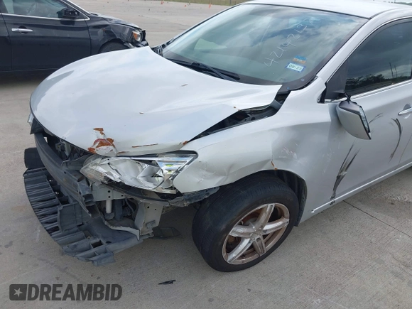 2013 Nissan Sentra S with VIN 3N1AB7AP4DL730069, listed as a IAAI auction lot 42142137 with 173,379 mi miles and . Bid and sale history available at DreamBid. Image 6.