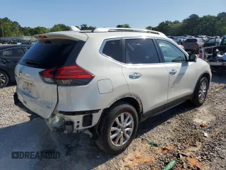2017 Nissan Rogue SV with VIN JN8AT2MT5HW405487, listed as a Copart auction lot 52342335 with 34,959 mi miles and Salvage Title. Bid and sale history available at carsss.com. Image 3.
