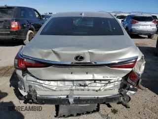2020 Lexus ES with VIN 58ADZ1B19LU080435, listed as a Copart auction lot 44601095 with 84,278 mi miles and Salvage Title. Bid and sale history available at carsss.com. Image 6.