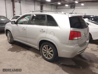 2011 Kia Sorento SX with VIN 5XYKWDA25BG176411, listed as a IAAI auction lot 41986569 with 48,954 mi miles. Bid and sale history available at carsss.com. Image 3.
