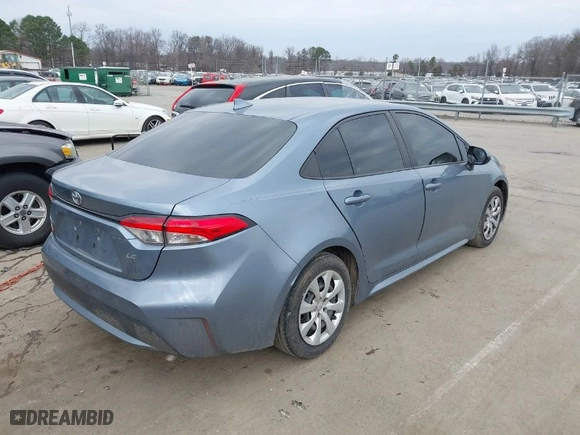 2021 Toyota Corolla LE with VIN 5YFEPMAE2MP183559, listed as a IAAI auction lot 41515625 with 83,313 mi miles. Bid and sale history available at carsss.com. Image 4.