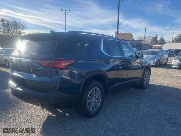 2022 Chevrolet Traverse LT Cloth with VIN 1GNEVGKW5NJ165343, listed as a Copart auction lot 43668795 with 14,630 mi miles and Clean Title. Bid and sale history available at carsss.com. Image 4.
